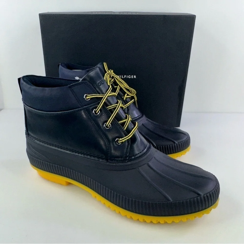 Tommy Hilfiger Men's Celcius2 Rain Boot Size 10/11 Mismatch New In Box